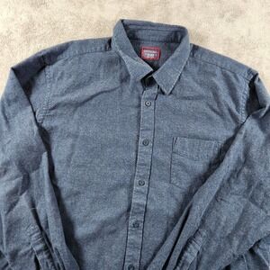Untuckit Chamoise Flannel Mens size 2XL Cotton Button Front Shirt